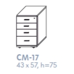 <strong>CM-17</strong><br /> Kontener<br /> 43x57x75CM-17 Kontener 43x57x75