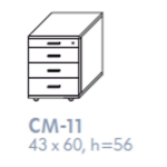 CM-11 Szafki do biura 43x60x56