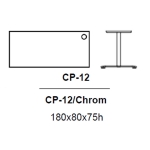 CP-12 Z nogami chromowanymi 180x80x75