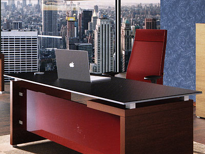 Przykładowe biurko gabinetowe z serii X-box